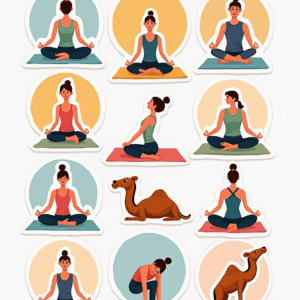 Yoga Symbols - Sticker Sheet v5